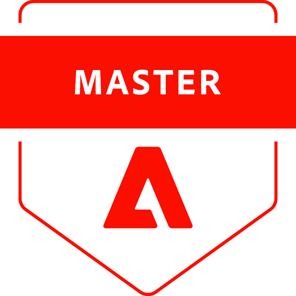 Adobe Certified Master badge